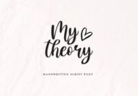 My Theory Font - Featured Image