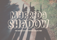 Myfrida Shadow Font - Featured Image