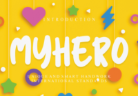 Myhero Font - Featured Image
