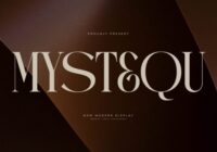 Mystequ Font - Featured Image