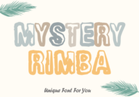 Mystery Rimba Font - Featured Image