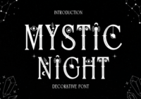 Mystic Night Font - Featured Image