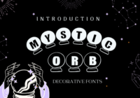 Mystic Orb Font - Featured Image