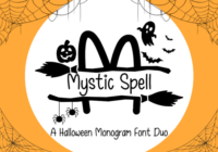 Mystic Spell Monogram Font - Featured Image