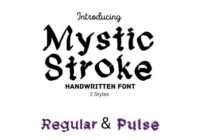 Mystic Stroke Font - Featured Image