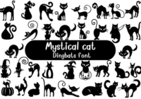 Mystical Cat Font - Featured Image