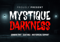 Mystique Darkness Font - Featured Image