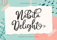 Nabila Delight Font - Featured Image