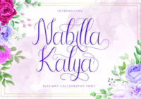 Nabilla Kalya Font - Featured Image