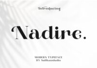 Nadire Font - Featured Image