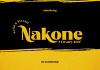 Nakone Font - Featured Image