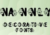 Nannly Font - Featured Image