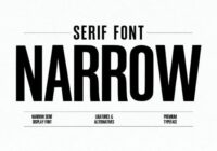 Narrow Font - Featured Image