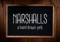 Narshalls Font - Featured Image