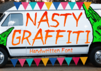 Nasty Graffiti Font - Featured Image