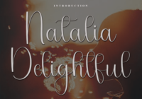 Natalia Delightful Font - Featured Image