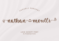 Nathan Moulli Font - Featured Image