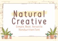Natural Creative Font - Featured Image