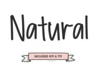 Natural Font Font - Featured Image