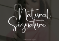 Natural Signature Font - Featured Image