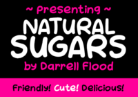 Natural Sugars Font - Featured Image
