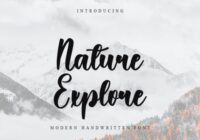 Nature Explorer Font - Featured Image