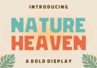 Nature Heaven Font - Featured Image