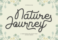 Nature Journey Font - Featured Image
