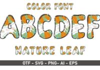 Nature Leaf Font - Featured Image