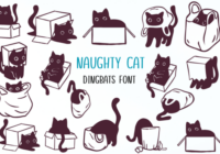 Naughty Cat Font - Featured Image