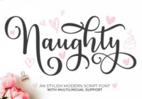 Naughty Font - Featured Image