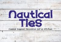 Nautical Ties Font - Featured Image