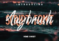 Naybrushy Font - Featured Image
