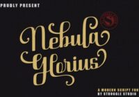 Nebula Glorius Font - Featured Image