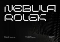 Nebula Rolek Font - Featured Image