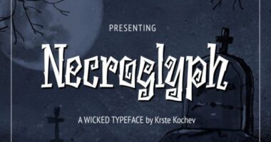 Necroglyph Font - Featured Image
