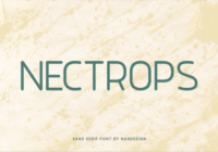 Nectrops Font - Featured Image