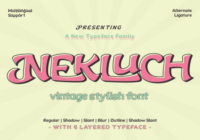 Nekluch Font - Featured Image