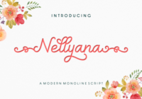 Nellyana Script Font - Featured Image