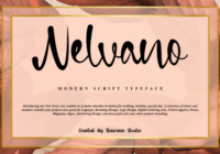 Nelvano Font - Featured Image