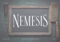 Nemesis Font - Featured Image
