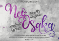 Neo Osaka Font - Featured Image