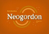 Neogordon Font - Featured Image