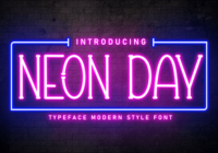 Neon Day Font - Featured Image