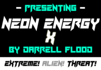 Neon Energy X Font - Featured Image