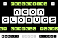 Neon Globugs Font - Featured Image