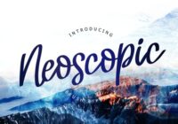 Neoscopic Brush Font - Featured Image