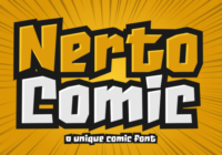 Nerto Comic Font - Featured Image
