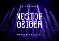 Nestor Geiger Font - Featured Image
