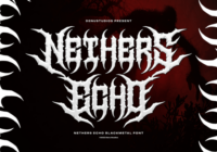 Nethers Echo Font - Featured Image